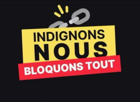 Logo d'Indignons-nous, Bloquons tout